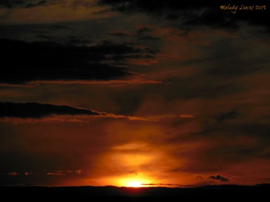Saskatchewan Landing sunset