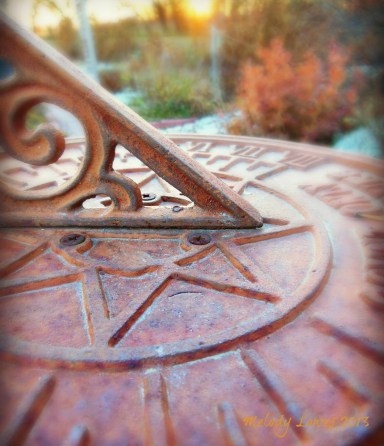 autumn sundial